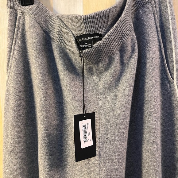 NWT Sofia Cashmere wide leg Lounge trousers / Grey XL - Picture 3 of 13